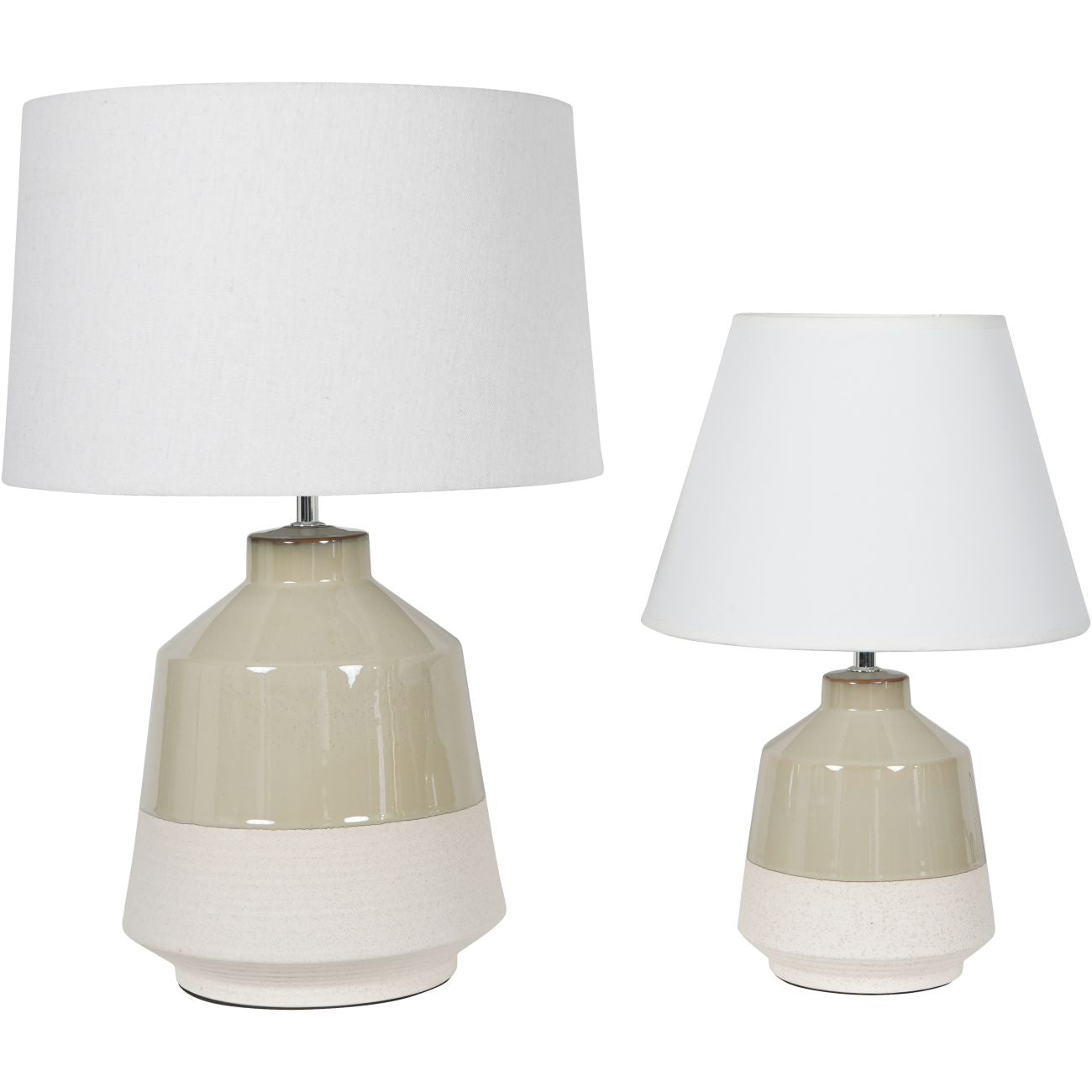 Canterbury Soft Green Dipped Glaze Table Lamp Large